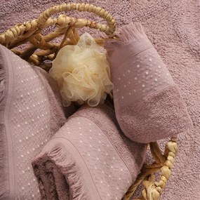 Πετσέτα Προσώπου (50x90) Nef-Nef Homeware Premium Zasmen Mauve 500gsm