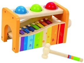 Ξυλόφωνο & Μπάλες "Pound & Tap Bench, Early Melodies" Hape