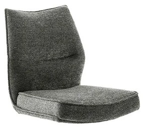 Bali Καρεκλα Relax Μαύρη + Υποπόδιο 83x86x102 cm