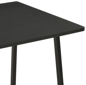 vidaXL Γραφείο με Ράφια Μαύρο 102 x 50 x 117 εκ.