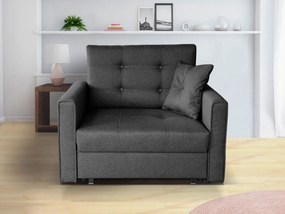 Πολυθρόνα κρεβάτι Viva lux I-Ανθρακί