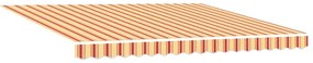 vidaXL Σκηνίτσα Αναδιπλούμενη with 400 x 300 εκ κίτρινο και πορτοκαλί