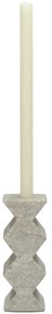 Κηροπήγιο ArteLibre Μπεζ Μάρμαρο 8x4x15.5cm