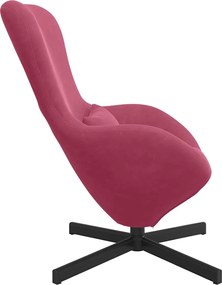 vidaXL Κάθισμα-αυγό Κόκκινο 63 x 73 x 90 εκ Βελούδο