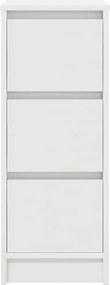 vidaXL Ντουλάπι Λευκή 29,5x34x76 εκ. από Επεξεργασμένο Ξύλο