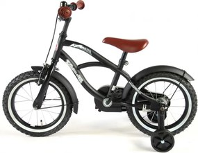 Black Cruiser 14 Inch 25 cm Boys Coaster Brake Matte black