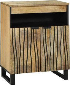 vidaXL Πλαϊνό Γραφείο Καφέ 60 x 33 x 75 cm Μασίφ ξύλο μάνγκο