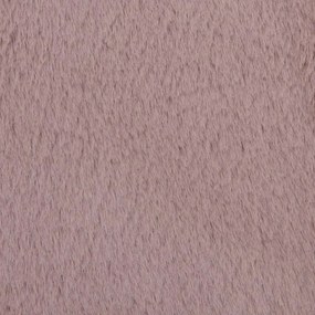 Χαλάκι Ροζ Παστέλ 180 x 270 εκ. από Συνθετική Γούνα Κουνελιού - Ροζ