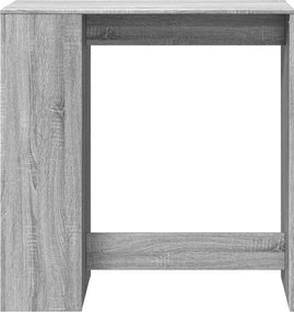 vidaXL Τραπέζι Μπαρ Γκρι Sonoma 101x40x103,5 εκ. από Επεξεργ. Ξύλο
