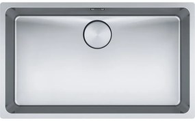 Franke Mythos MYX 110-70 ΣΕΤ Ανοξείδωτος Νεροχύτης Υποκαθήμενος Inox 80 cm