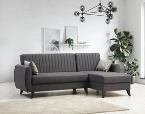 Stewehome Γωνιακός καναπές Alkon 223x130x86 cm