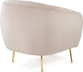 Πολυθρόνα Eses - Χρώμα Μπεζ- 70x82x82εκ