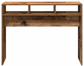 vidaXL Τραπέζι Κονσόλα Παλιό ξύλο 105 x 30 x 80 εκ. από Μοριοσανίδα