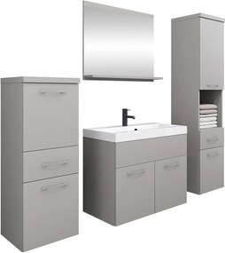 Σετ μπάνιου Alba-Γκρι Ματ