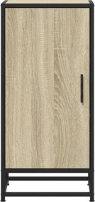 vidaXL Συρταριέρα Sonoma Δρυς 35,5x35x76 εκ. Επεξ. Ξύλο + Μέταλλο