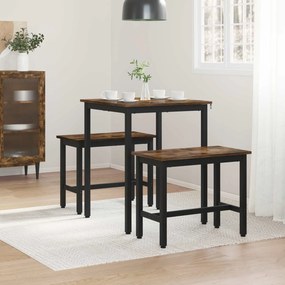 vidaXL Τραπεζαρίες 60 x 60 x 75 cm Επεξεργασμένο Ξύλο τετράγωνο