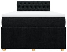 ΚΡΕΒΑΤΙ BOXSPRING ΜΕ ΣΤΡΩΜΑ ΜΑΥΡΟ 120X200 ΕΚ. ΥΦΑΣΜΑΤΙΝΟ 3289732