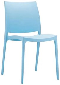 Καρέκλα Πολυπροπυλενίου 22τμχ Maya Light Blue 44Χ50Χ81εκ.