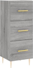 vidaXL Ντουλάπι Γκρι Sonoma 34,5x34x90 εκ. από Επεξεργασμένο Ξύλο