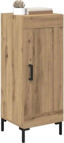 vidaXL Πλαϊνό γραφείο Olden Artisan Oak 34,5 x 34 x 90 εκ.