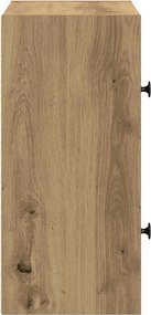 vidaXL Βιβλιοθήκη Αρτισιανή Δρυς 40x24x52 εκ. Επεξ. Ξύλο