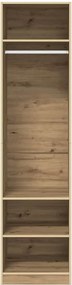 vidaXL Ντουλάπι Artisan Oak 50 x 50 x 200 cm Επεξεργασμένο ξύλο