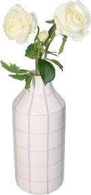 Βάζο ArteLibre Με Ρίγες Πολύχρωμο Δολομίτης 14x14x33cm