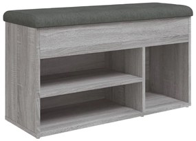 vidaXL Παπουτσοθήκη Γκρι Sonoma 82x32x45,5 εκ. από Επεξεργασμένο Ξύλο