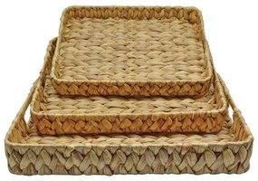 Δίσκος Ψάθινος Ορθογώνιος (Σετ 3Τμχ) 819836 Natural Ankor Mat