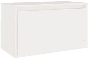 vidaXL Ντουλάπια Τοίχου 2 τεμ. Λευκά 60x30x35 εκ από Μασίφ Ξύλο Πεύκου