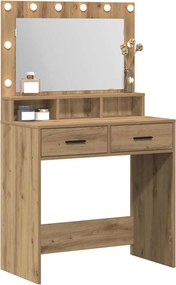 vidaXL Τραπέζι περιποίησης Artisan Oak 79 x 41 x 135 εκ.