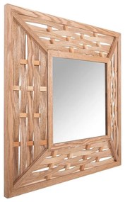 Καθρέπτης Τοίχου HM4226 Τετράγωνος 71x7x71cm Bamboo Oak Bamboo
