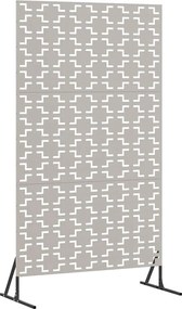 vidaXL Οθόνη Ιδιωτικότητας Γκρι 100 x 50 x 180 εκ.