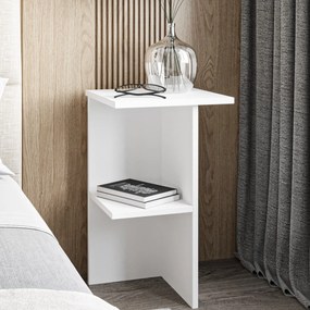Κομοδίνο Λευκό FLEPRU 36x36x60