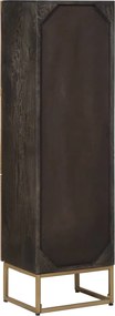 vidaXL Highboard Ορείχαλκος 35 x 30 x 120 cm