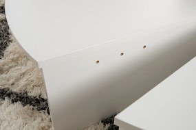 Τραπεζάκι Σαλονιού Λευκό ORION 90x60x30