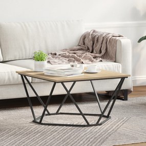 vidaXL Τραπεζάκι σαλονιού από Σονομαούκο 80x80x45 εκ Επεξεργασμένου Ξύλου
