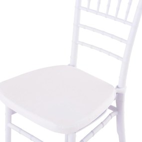 Καρέκλα Catering TIFFANY C21104 με Μαξιλάρι Πολυπροπυλενίου Λευκή 39x47x89Y εκ. 39x47x89 εκ.
