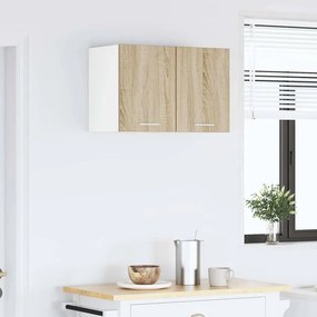vidaXL Κρεμαστό ντουλάπι Σομόνα Δρυς και Λευκό 30 x 31 x 40 εκ.