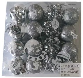 Σετ Χριστουγεννιάτικες μπάλες - 4cm - 16pcs - 023339-023339