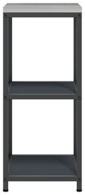 vidaXL Ράφι Αποθήκευσης Κουζίνας Ανθρακί 60 x 50 x 92 εκ. Ατσάλι