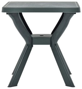 vidaXL Τραπέζι Bistro Πράσινο 70 x 70 x 72 εκ. Πλαστικό