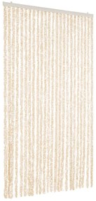 vidaXL Σήτα Εντόμων Μπεζ / Λευκό 100 x 220 εκ. από Σενίλ