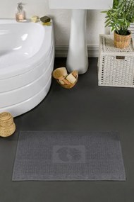 Πετσέτα ποδιών από βαμβάκι και πολυεστέρα 50x70 cm - Ανθρακί 50 x 70