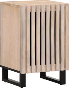vidaXL Ντουλάπι Μπάνιου 38x34x58 εκ. από Μασίφ Ξύλο Μάνγκο