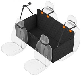 VEVOR 54 x 25.6 in Dog Car Seat Cover for Back Seat Waterproof 600D for Cars