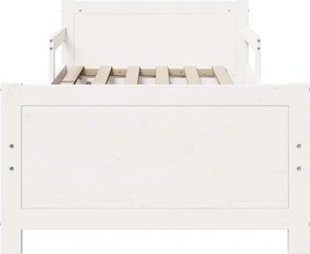 vidaXL Σκελετός Κρεβατιού Λευκό 80 x 200 cm Επεξεργασμένο ξύλο