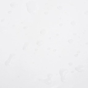 vidaXL Μουσαμάς Λευκός Ø 3 μ. 650 γρ./μ²