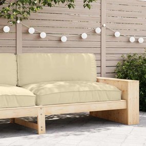 vidaXL Μαξιλάρι παλέτας για κάθισμα Μπεζ 120 x 80 x 12 cm