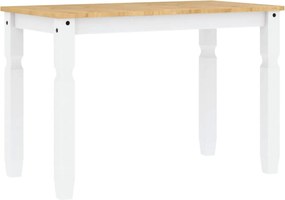 vidaXL Σετ Τραπεζαρίας 5 Τεμαχίων Panama από Μασίφ Ξύλο Πεύκου Λευκό